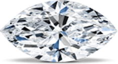 Marquise shape lab grown diamond
