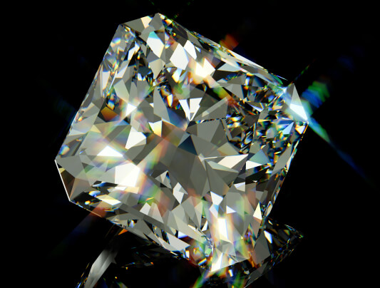 Radiant Shaped Diamond